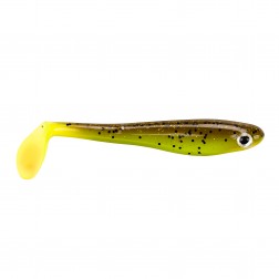 Berkley Power Bait Hollow Belly 4 ks  Brown Chartreuse 