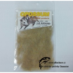 dubbing opossum -vačice - krémově žlutá