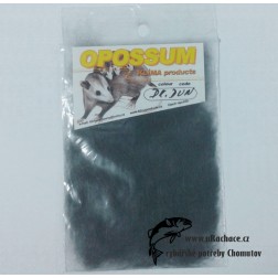 dubbing opossum - vačice - tmavě šedopísková