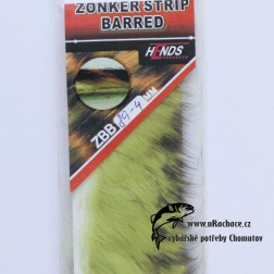 zonkers strip barred - chartreuse-čermá