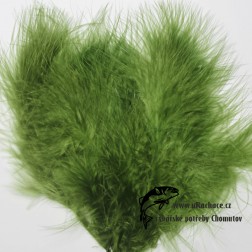 peří Marabou 13 - trávově zelená světlá