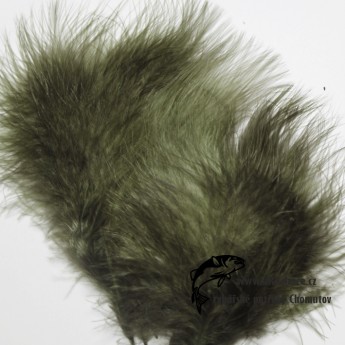 peř&iacute; Marabou 14 - tr&aacute;vově zelen&aacute; tmav&aacute;