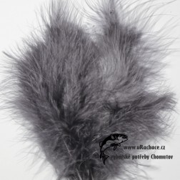 peří Marabou 19 - šedá