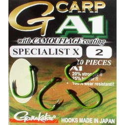 Háček Gamakatsu G-Carp A1 Specialist X Hook Camo 