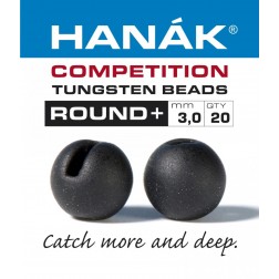 Tungstenové hlavičky Round černé