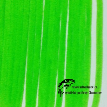 chenille - fluo zelená