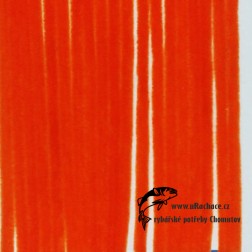 chenille - fluo oranžová