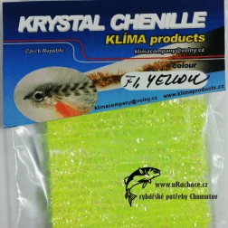 chenille krystal - fl.yellow
