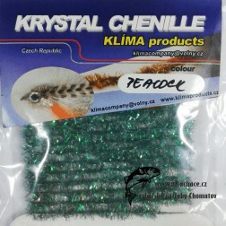 chenille krystal - peacock