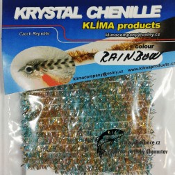 chenille krystal - rainbow