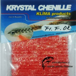 chenille krystal - fl.f.orange