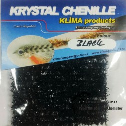 chenille krystal - black