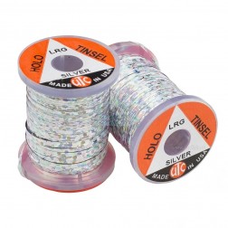 Holographic Tinsel - Red