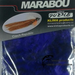 peří Marabou Grizzly - Purple