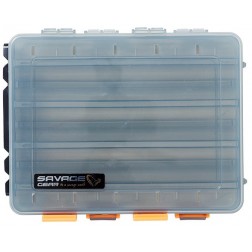 krabička Savage Gear LUREBOX 2 SIDED SMOKE long