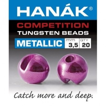 Tungstenové hlavičky Metallic růžová