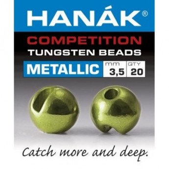 Tungstenové hlavičky Metallic olivové