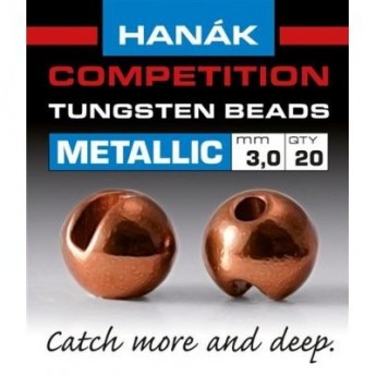 Tungstenové hlavičky Metallic hnědé
