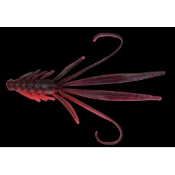 Nymfa RELAX 5 (14cm) červeno/hnědá s červeným glitrem