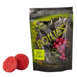 Mini boilies Boss2 - 150 g / 12 mm jahoda