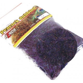 Peacock dubbing 06 černofialový - červenobronzový efekt