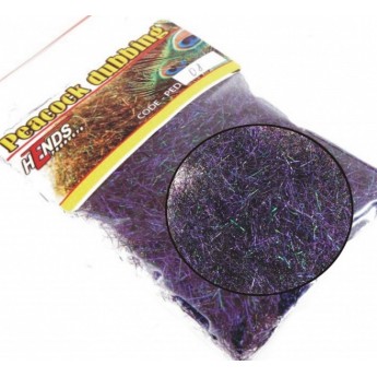 Peacock dubbing 08 černofialový - zelenomodrý efekt