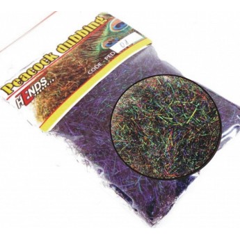 Peacock dubbing 05 černozelený - červenofialový effekt