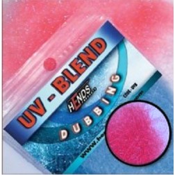 UV Blend Dubbing UVB-10 růžovo červená