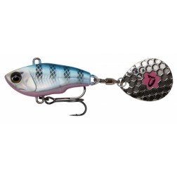 Savage Gear Fat Tail Spin 5.5 cm 9 g Sinking Blue Silver Pink