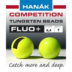 hlavička tungsten Fluo chartreuse 6,4mm-1,94g 