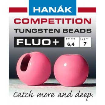 hlavička tungsten Fluo růžová 6,4mm-1,94g 