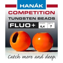 hlavička tungsten Fluo oranžová 6,4mm-1,94g 