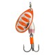 třpytka SG Rotex Spinner - Fluo Orange Silver