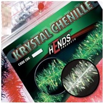 Krystal Chenille 15mm - 01 bílá 