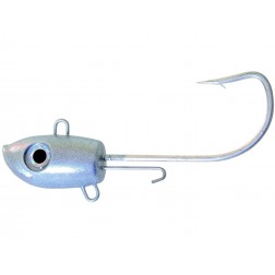 Jigová hlava  ICE FISH Jig SEA 170g 8/0 stříbrná - 2ks