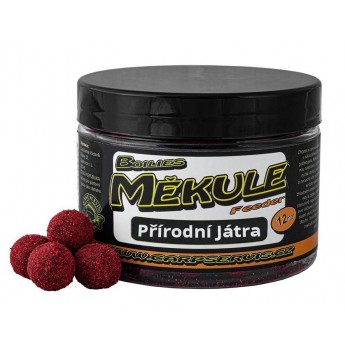 boilies měkule feeder 100g - přírodní játra