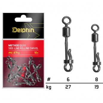 Rychloobratlík s pojistkou Delphin Method QuiX / 10 ks