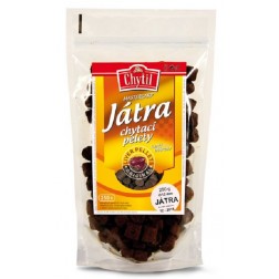 chytací pelety s dírou játra 250g