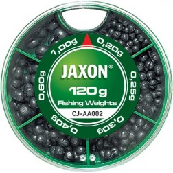 olověné broky JAXON 120g - hrubé 1g - 2,9g