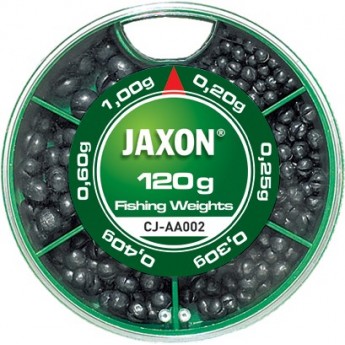 olověné broky JAXON 120g - hrubé 1g - 2,9g