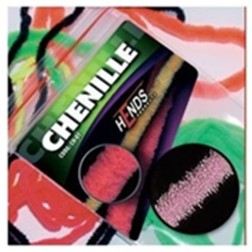 chenille - 2mm růžová  (staré balení)