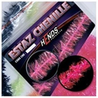 ESTAZ CHENILLE 10mm - 16 růžová fluo 