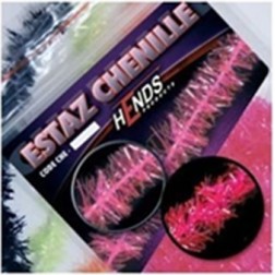 ESTAZ CHENILLE 4mm - 16 růžová fluo 