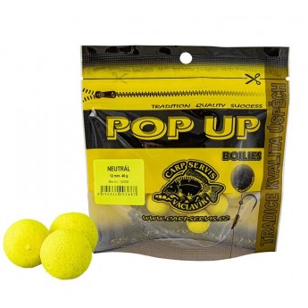 Pop Up Boilies 12mm - Neutr&aacute;l žlut&aacute;