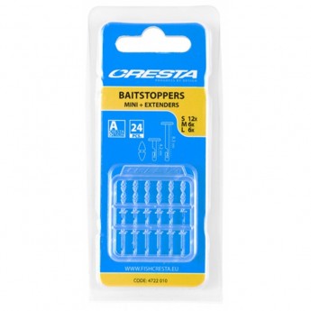 Cresta zarážky Baitstoppers Mini+ Extenders 24ks Cresta zarážky Baitstoppers Mini+ Extenders 24ks