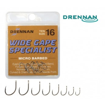háčky DRENNAN Wide Gape Specialist