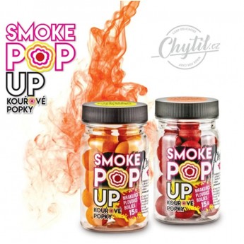 SMOKE POP-UP - plovouc&iacute; kouřov&eacute; boilies pr. 15 mm 35g - spicy