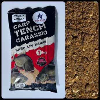 krmítková směs Kapr/lín/karas 1kg - vanilka krmítková směs Kapr/lín/karas 1kg - vanilka