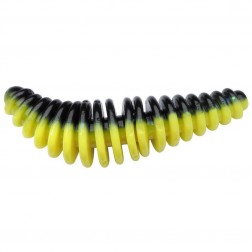 Berkley gumov&aacute; n&aacute;straha PowerBait Power Pupa Black Sunshine Yellow 35mm/10ks 