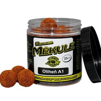 boilies MĚKULE - 140g/25mm oliheň A1 boilies MĚKULE - 140g/25mm oliheň A1